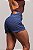 Short Jeans Feminino Cintura Alta Com Bordado De Cavalo - Pecuária - Imagem 5