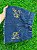 Saia Jeans Azul Desfiada com Bordado Country – Cintura Alta | 100% Algodão - Imagem 4