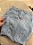 Conjunto Short Saia Cintura Alta e Corset Jeans Lavagem Clara - 100% Algodão - Imagem 2