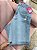 Calça Feminina Wide Leg Jeans lavagem Clara com Detalhe Rasgado e Cós Alto| Sem elastano - Imagem 8