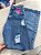 Calça Feminina Wide Leg Jeans lavagem marmorizada com Detalhe Destroyed e Cós Alto | Sem elastano - Imagem 11