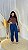 Calça Feminina Wide Leg Jeans Escura Lisa Cós Alto | Sem Elastano - Imagem 7