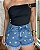 Short Jeans Feminino Cintura Alta Com Barra Desfiada e Bordado de Margaridinhas | 100% Algodão - Sem Elastano - Imagem 1