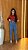 Calça Jeans MOM Cintura Alta Lavagem Marmorizada - Lisa 100% Algodão - Sem Elastano - Imagem 1