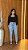 Calça Jeans MOM Cintura Alta Básica Lavagem Marmorizada Clara - Imagem 1
