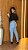 Calça Jeans MOM Cintura Alta Básica Lavagem Marmorizada Clara - Imagem 4