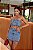 Conjunto Jeans Com Saia Cintura Alta E Cropped Corset Lavagem Marmorizada | Sem Elastano - Imagem 3