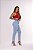 Calça Jeans Feminina Cintura Alta MOM Clara  Básica| Sem Elastano - Imagem 4