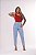 Calça Jeans Feminina Cintura Alta MOM Clara  Básica| Sem Elastano - Imagem 5