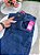 Calça Jeans MOM Cintura Alta Básica Lisa Lavagem Azul Escura | Sem Elastano - Imagem 3