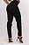 Calça Jeans MOM Cintura Alta Básica Preta Lisa | Sem Elastano - Imagem 6