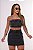 Cropped Jeans Feminino Sem Bojo Tomara Que Caia Lavagem Estonada Com Zíper - Blogueira - Imagem 5
