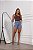 Short Jeans Feminino Cintura Alta Com Detalhes De Aplicações Douradas Nas Laterais | Sem Elastano - Imagem 15