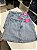Short Saia Jeans Feminino Cintura Alta Lavagem Clara Com Fenda Lateral - Sem Elastano - Imagem 10