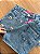 Short Jeans Feminino Cintura Alta Com Barra e Bordado Cerveja - Sem Elastano - Imagem 4