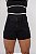 Short Jeans Feminino Plissado Cintura Alta Com Barra e Aplicações de Brilho Lavagem Estonada- Sem Elastano - Imagem 6