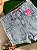 Short Jeans Feminino Cintura Alta Lavagem Marmorizada Com Modelagem Balonê e Bolsos Frontais- Sem Elastano - Imagem 10