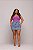 Short Saia Jeans Feminino Plus Size Cintura Alta na Lavagem Marmorizada I 100% Algodão - Sem Elastano - Imagem 7