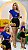 Cropped Scuba Feminino Nula Manga Babado Brasil | Coleção Copa Do Mundo - Tamanho Único - Imagem 5