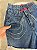 Short Jeans Feminino Mademoiselle Cintura Alta Casual Com Fios de Strass Slim e Plus Size - Sem Elastano - Imagem 12