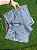 Short Jeans Feminino Cintura Alta Bordado Coqueiro Tropical Marmorizado Sem Elastano / Moda Verão - Imagem 9