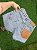 Short Jeans Feminino Cintura Alta Com Detalhe Couro Sintético Moda Blogueira - Sem Elastano - Imagem 3