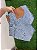 Short Jeans Feminino Cintura Alta Com Detalhe Couro Sintético Moda Blogueira - Sem Elastano - Imagem 4
