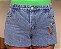 Short Jeans Feminino Plus Size Cintura Alta Bordado Tropical Colorido Com Onça | Sem Elastano - Imagem 14