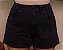 Short Jeans Plus Size MOM Feminino Cintura Alta – Preto Estonado e Barra | Sem Elastano - Imagem 3