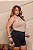 Short Jeans Plus Size MOM Feminino Cintura Alta – Preto Estonado e Barra | Sem Elastano - Imagem 11