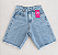 Bermuda Jorts Jeans Feminina Cintura Alta 100% Algodão Sem Elastano Modablogueira - Imagem 1