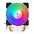 CPU Air Cooler Universal RGB C/ 2 HeatPipes de Cobre P/ Processadores Intel e AMD - Imagem 2