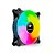 Cooler FAN 120mm / 12cm RGB P/ Gabinetes F9-L160BK C3 Tech Preto - Imagem 1