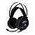 Headset Fone Gamer C/ Microfone Garen LED RGB Preto - Imagem 1