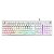 Teclado Gamer LED RGB ABNT2 USB K500F Branco - Imagem 2