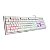 Teclado Gamer LED RGB ABNT2 USB K500F Branco - Imagem 1