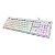 Teclado Gamer LED RGB ABNT2 USB K500F Branco - Imagem 3