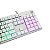 Teclado Gamer LED RGB ABNT2 USB K500F Branco - Imagem 6