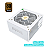 Fonte ATX 550w Real 80 Plus Bronze RGB Branca - Imagem 2