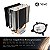 Cooler de Processador Universal Intel AMD Galactic Frost 1 Fan TDP 120w Preto - Imagem 6