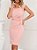 Vestido feminino gola quadrada plissado elegante bainha - Imagem 6