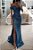 Vestido longo de lantejoulas feminino com gola redonda alta, vestido sexy fora d - Imagem 10