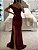 Vestido longo de lantejoulas feminino com gola redonda alta, vestido sexy fora d - Imagem 9