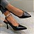 Salto alto de couro PU feminino, afirma simples, vestido de festa casual, dedo a - Imagem 11