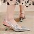 Sandálias Slingback de dedo apontado para mulheres, sapatos simples e elegantes - Imagem 1