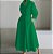 Vestido manga comprida com estampa pontada para mulheres, elegante vestido maxi, - Imagem 14