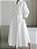 Vestido manga comprida com estampa pontada para mulheres, elegante vestido maxi, - Imagem 10