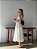Vestidos ABERTO NAS costas monocromáticas - Imagem 7