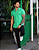 Camisa Social Manga Curta Verde - Imagem 2