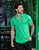Camisa Social Manga Curta Verde - Imagem 1